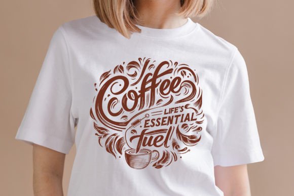Coffee Lifes Essential Fuel T-Shirt Svg Graphics