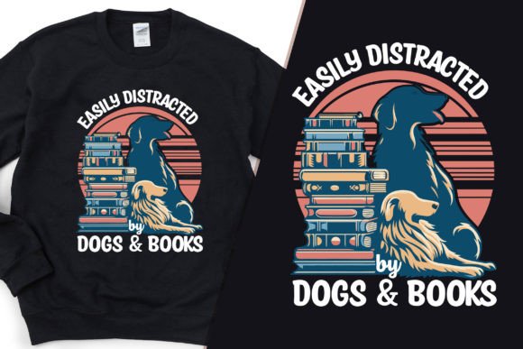Easily Distracted Dogs Books Graphics
