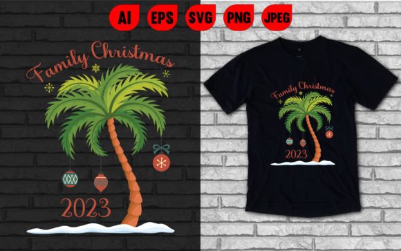 Family Christmas T-Shirt Graphics for Real T-Shirt Designs