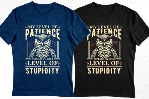 Level of Stupidity SVG: Graphics for Bold T-Shirt Designs
