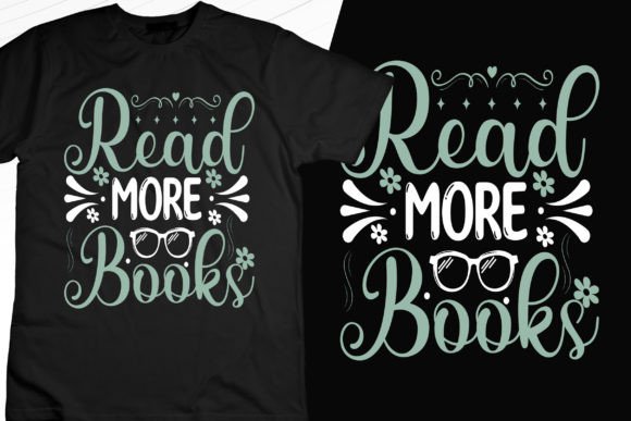 Read More Books Modern T-Shirt Design Graphics