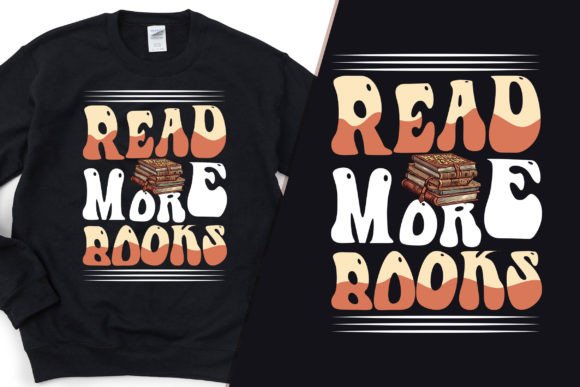Read More Books Stylish T-Shirt Design Graphics
