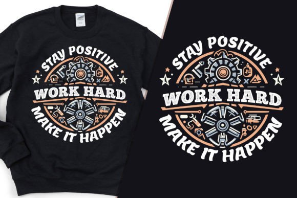 Stay Positive Classic T-Shirt Design: An Embroidery Review